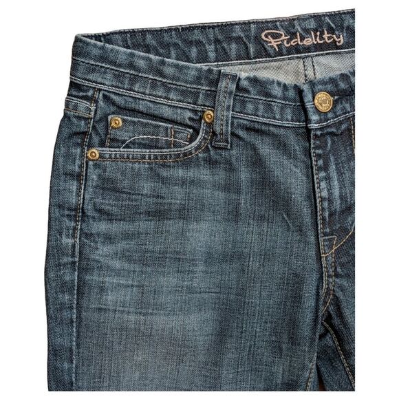 Fidelity Denim by Jason Trotzuk Japan Rose Women's Jeans Size 28/34 NWT - Picture 3 of 10